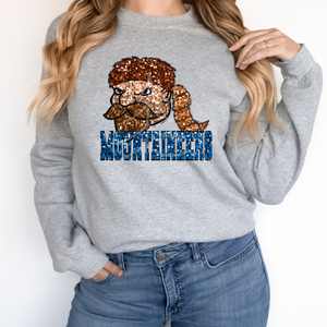 MOUNTAINEERS SEQUIN MASCOT (DTF/SUBLIMATION TRANSFER)