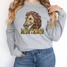 Load image into Gallery viewer, MUSTANGS SEQUIN MASCOT  (DTF/SUBLIMATION TRANSFER)
