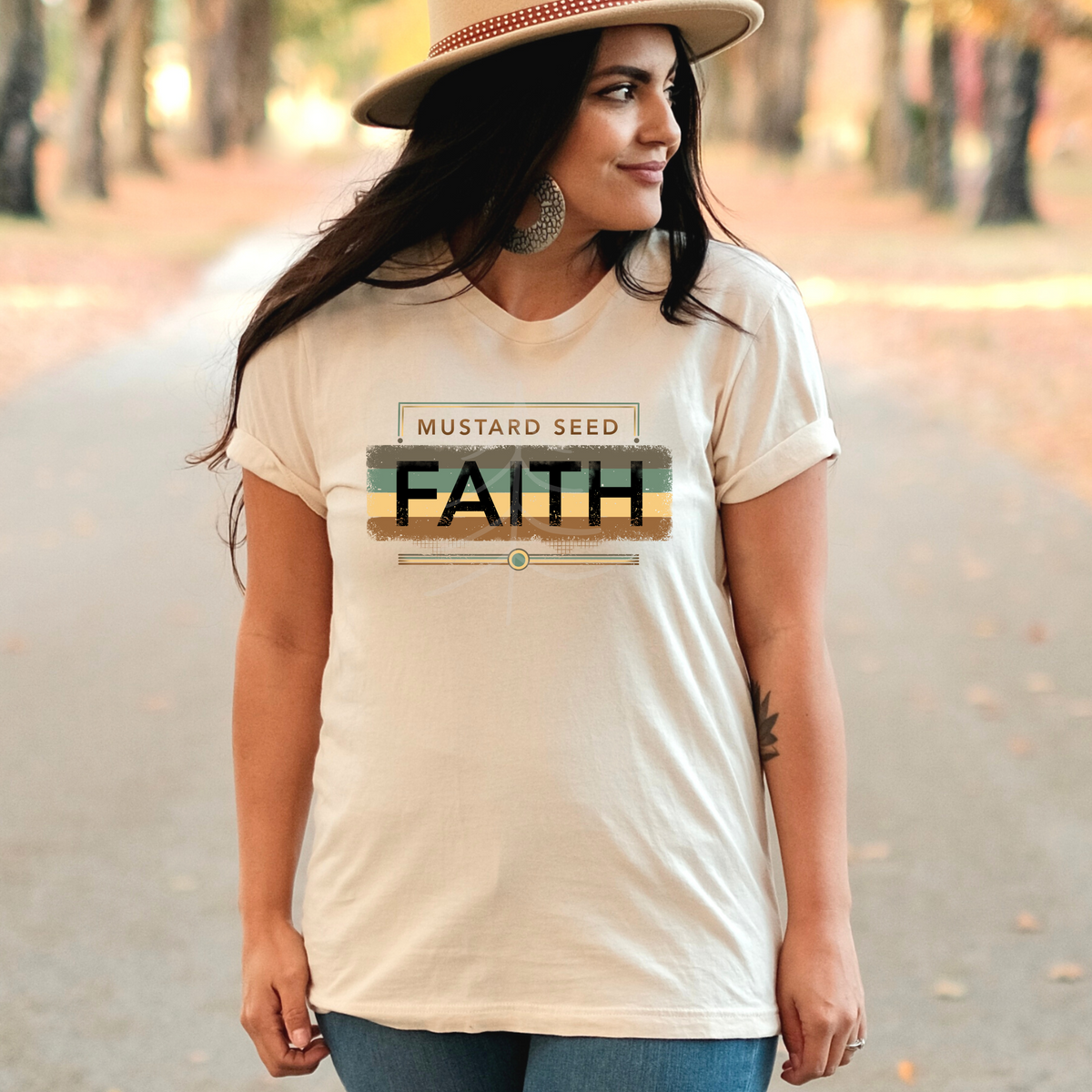 FAITH MUSTARD SEED (DTF/SUBLIMATION TRANSFER) – Up North Screen Prints