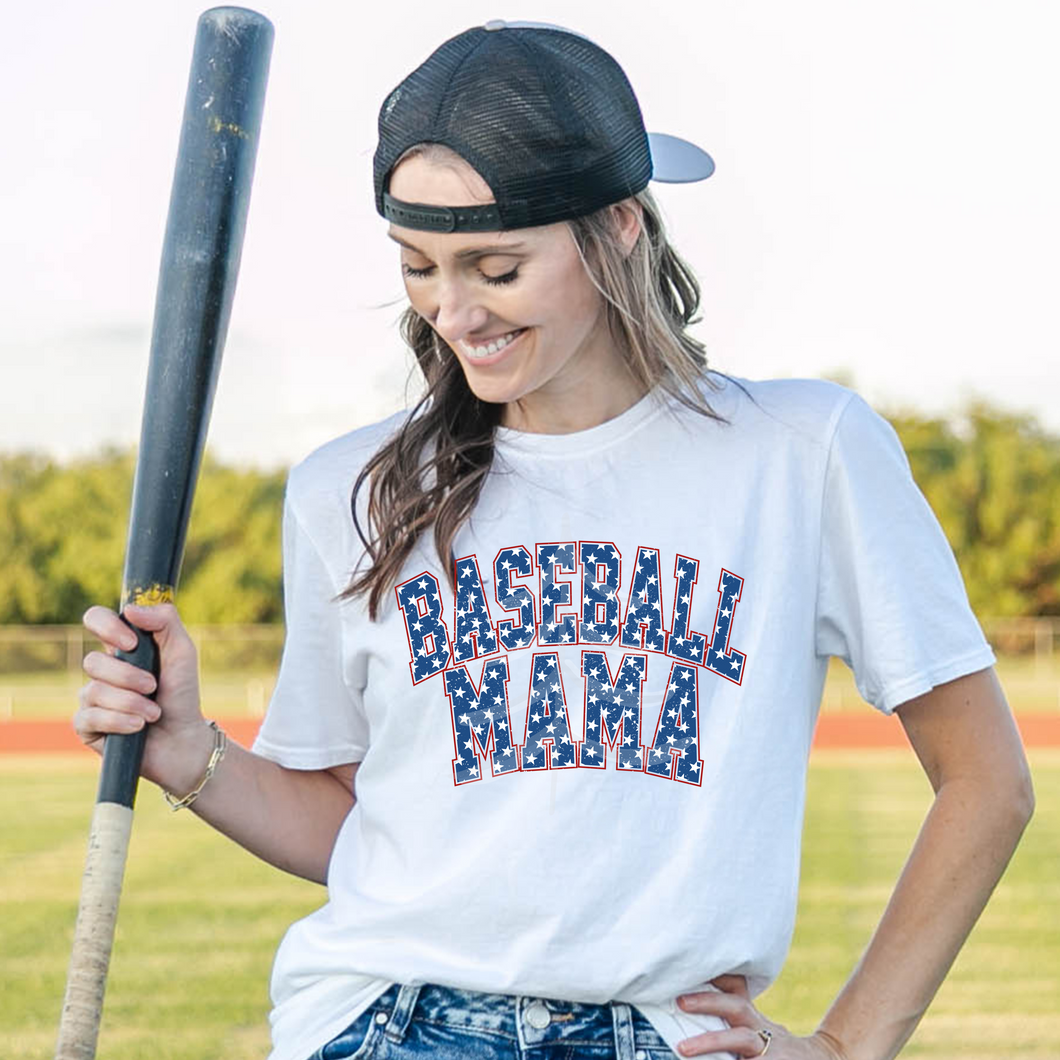 RETRO BASEBALL MAMA