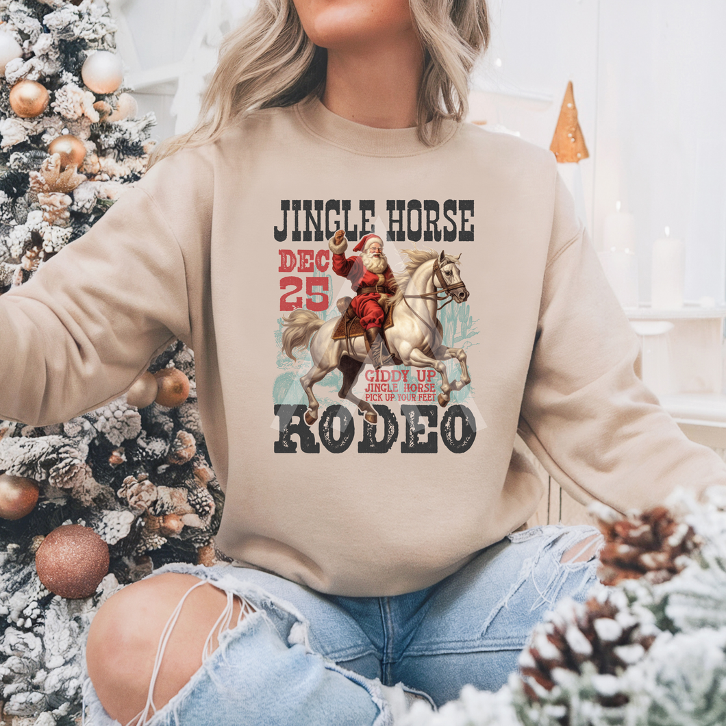 Retro Jingle Horse Rodeo