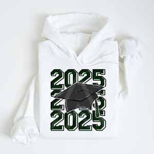 Stacked Grad Cap 2025