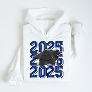 Stacked Grad Cap 2025