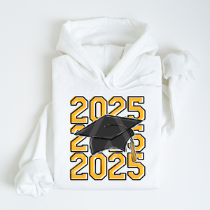 Stacked Grad Cap 2025