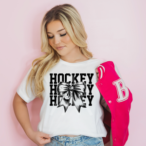 Stacked Hockey With Bow