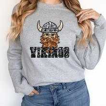 Load image into Gallery viewer, VIKINGS SEQUIN MASCOT (DTF/SUBLIMATION TRANSFER)
