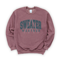 Load image into Gallery viewer, Varsity Sweater Weather Distressed
