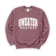 Load image into Gallery viewer, Varsity Sweater Weather Distressed
