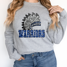 Load image into Gallery viewer, WARRIORS SEQUIN MASCOT (DTF/SUBLIMATION TRANSFER)

