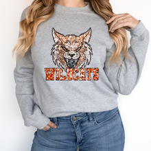 Load image into Gallery viewer, WILDCATS SEQUIN MASCOT (DTF/SUBLIMATION TRANSFER)
