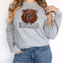 Load image into Gallery viewer, Brown Bears Sequin Mascot (DTF/SUBLIMATION TRANSFER)
