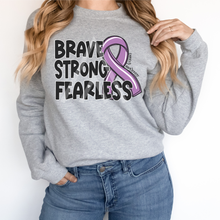 Load image into Gallery viewer, Brave Strong Fearless Ribbon
