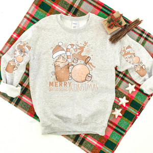 Candy Cane And Hot Cocoa Merry Christmas (DTF/SUBLIMATION TRANSFER)