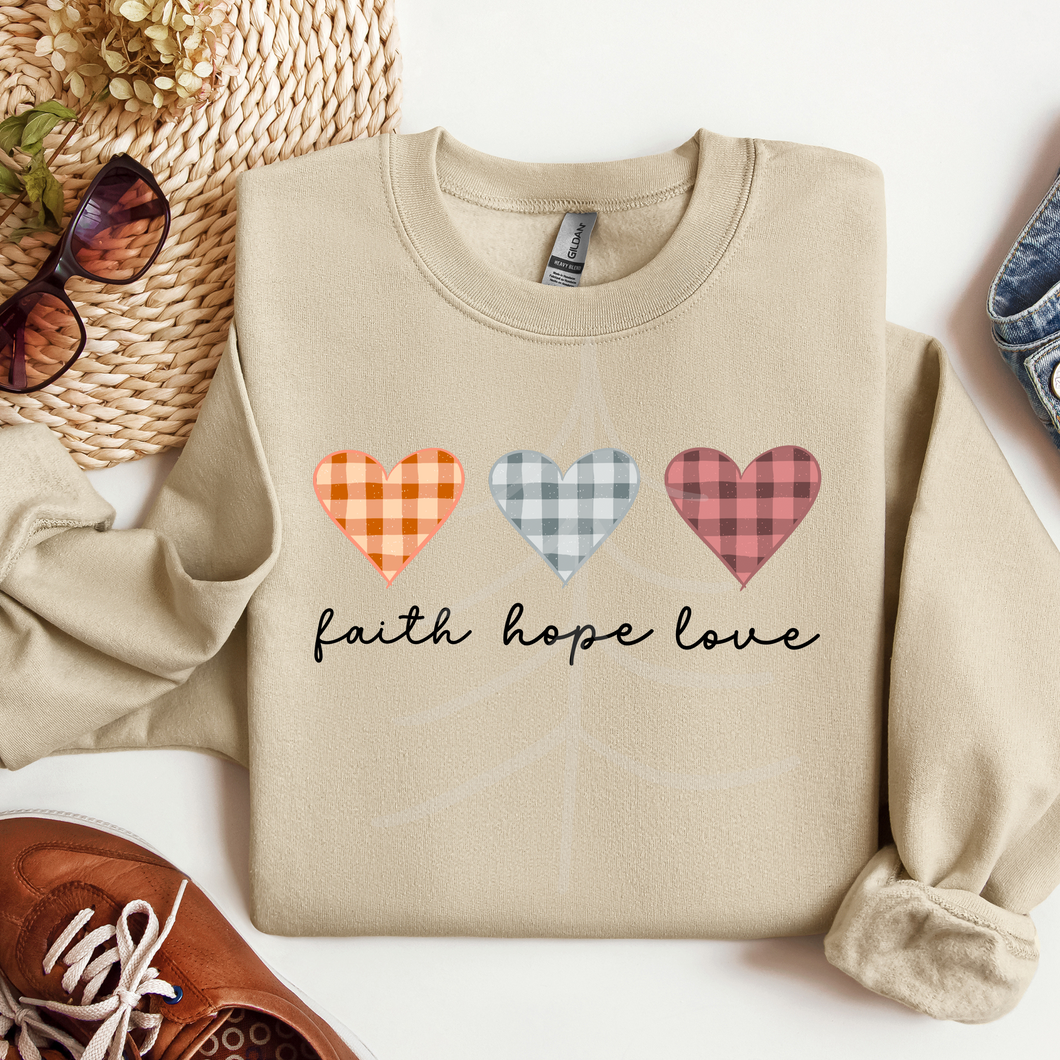 Checkered Faith Hope Love