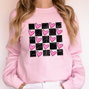 Checker Hearts