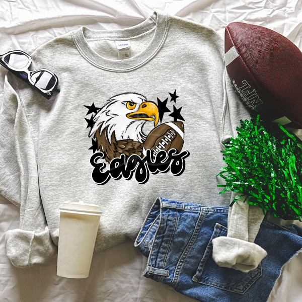Eagles Football Mascot (DTF/SUBLIMATION TRANSFER)