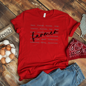 FARMER WORDS (DTF/SUBLIMATION TRANSFER)