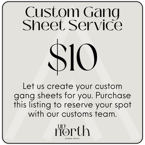 Custom Gang Sheet Service