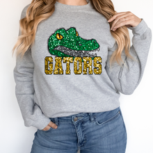 Load image into Gallery viewer, GATORS SEQUIN MASCOT  (DTF/SUBLIMATION TRANSFER)
