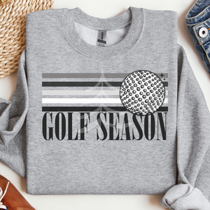 Retro Stripes Golf Season