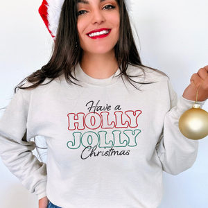 Holly Jolly Christmas (DTF/SUBLIMATION TRANSFER)