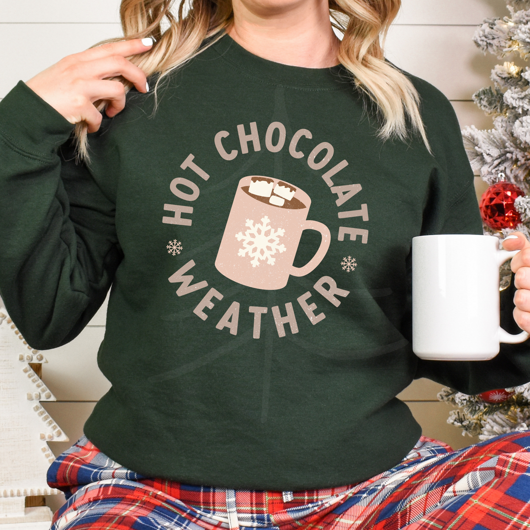 Hot Chocolate Weather (DTF/SUBLIMATION TRANSFER)