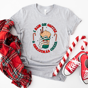 I Run On Coffee And Christmas Cheer (DTF/SUBLIMATION TRANSFER)