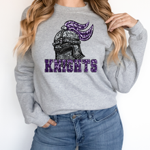 Load image into Gallery viewer, KNIGHTS SEQUIN MASCOT  (DTF/SUBLIMATION TRANSFER)
