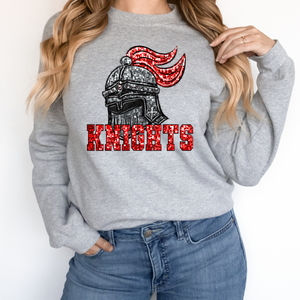 KNIGHTS SEQUIN MASCOT  (DTF/SUBLIMATION TRANSFER)