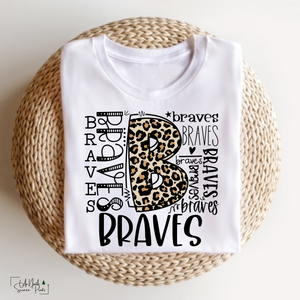 Leopard Mascot Typography (DTF/SUBLIMATION TRANSFER)