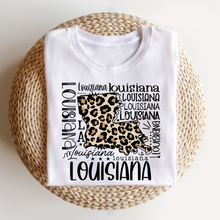 Load image into Gallery viewer, Leopard State Typography (DTF/SUBLIMATION TRANSFER)
