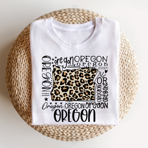 Leopard State Typography (DTF/SUBLIMATION TRANSFER)