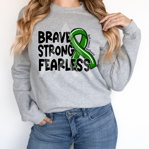 Brave Strong Fearless Ribbon