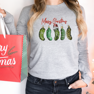 MERRY CHRISTMAS PICKLES  (DTF/SUBLIMATION TRANSFER)