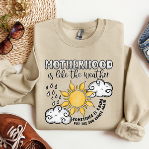 MOTHERHOOD IS LIKE WEATHER