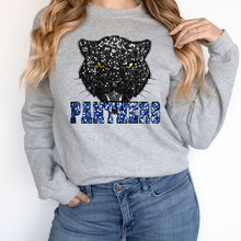 Load image into Gallery viewer, PANTHERS SEQUIN MASCOT  (DTF/SUBLIMATION TRANSFER)
