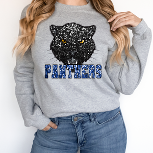 PANTHERS SEQUIN MASCOT  (DTF/SUBLIMATION TRANSFER)