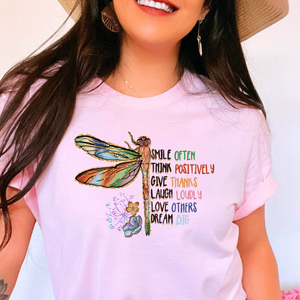 POSITIVE QUOTES DRAGONFLY (DTF/SUBLIMATION TRANSFER)