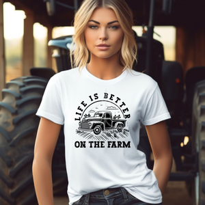 SIMPLE LIFE IS BETTER ON THE FARM (DTF/SUBLIMATION TRANSFER)