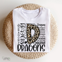 Load image into Gallery viewer, Leopard Mascot Typography (DTF/SUBLIMATION TRANSFER)
