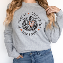 Load image into Gallery viewer, THANKFUL GRATEFUL BLESSED PUMPKIN (DTF/SUBLIMATION TRANSFER)
