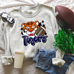 Tigers Football Mascot (DTF/SUBLIMATION TRANSFER)