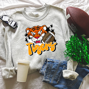 Tigers Football Mascot (DTF/SUBLIMATION TRANSFER)