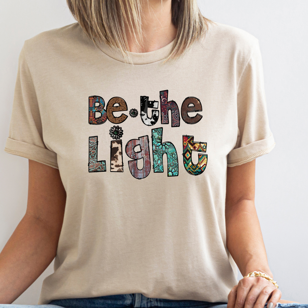 WESTERN BE THE LIGHT  (DTF/SUBLIMATION TRANSFER)