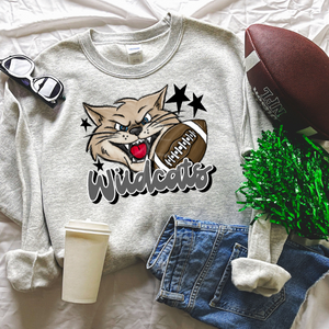 Wildcats Football Mascot (DTF/SUBLIMATION TRANSFER)