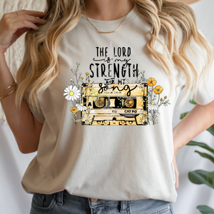 THE LORD IS MY STRENGTH (DTF/SUBLIMATION TRANSFER)
