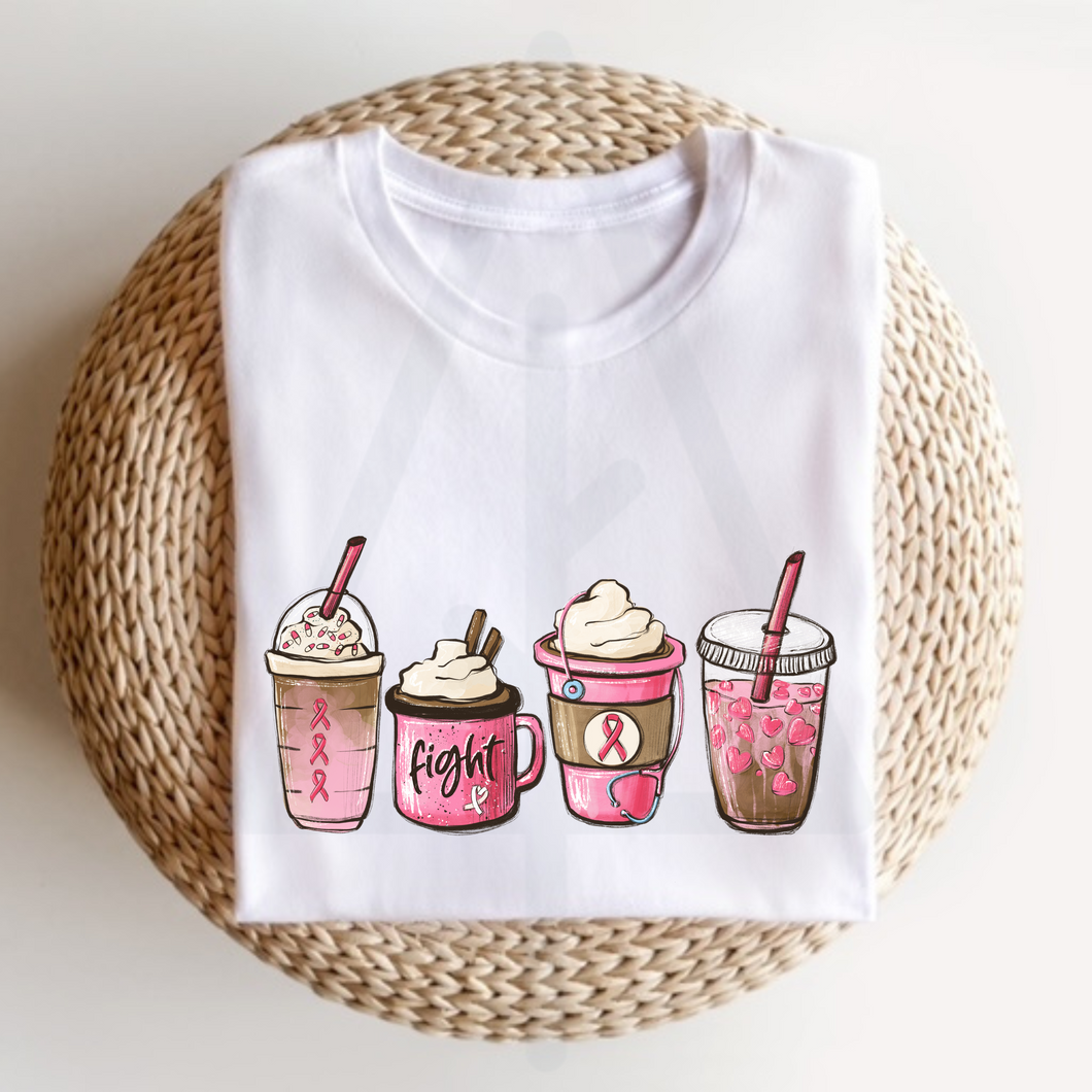 Breast Cancer Awareness Coffee (DTF/SUBLIMATION TRANSFER)