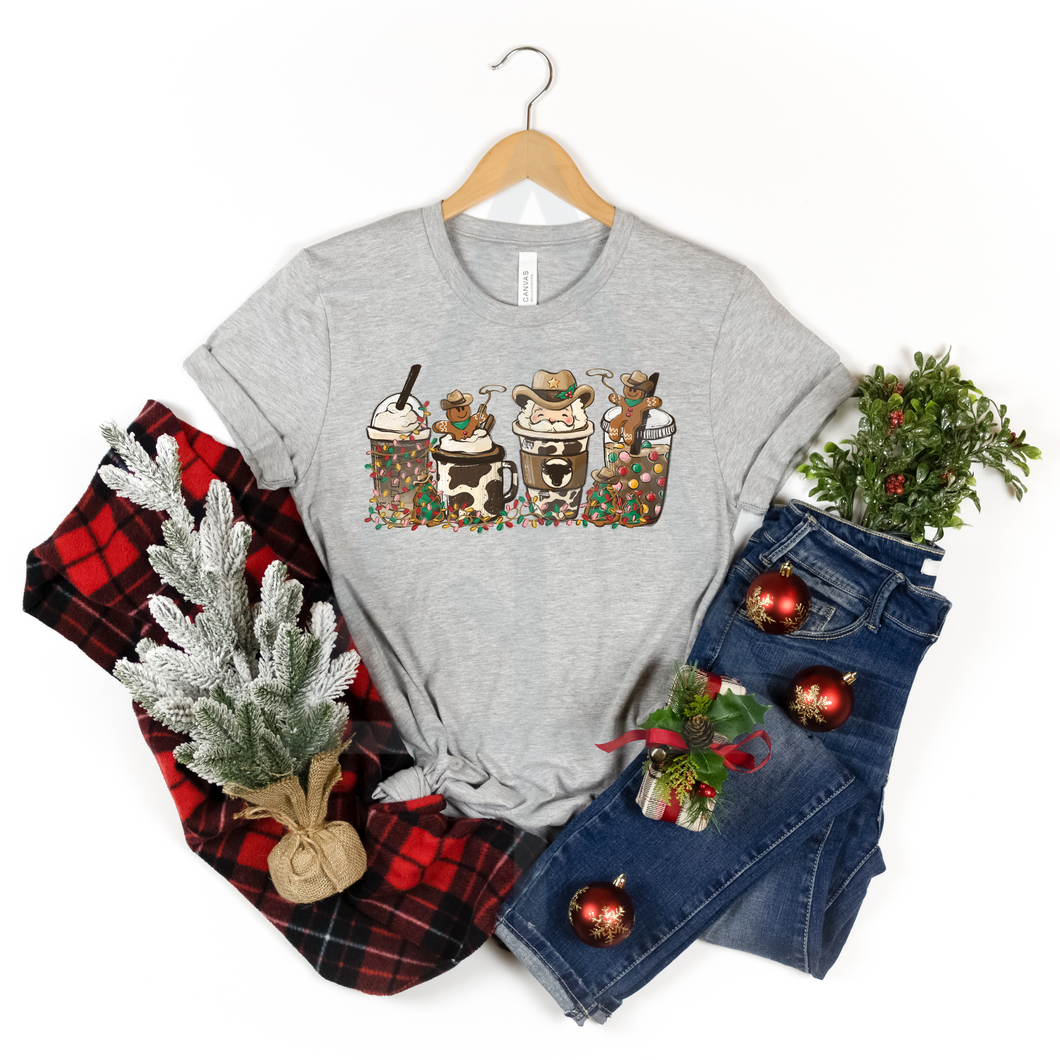 Cowboy Christmas Coffee (DTF/SUBLIMATION TRANSFER)