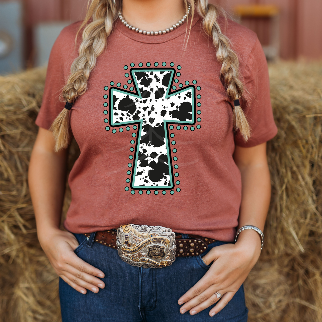 Cow Cross (DTF/SUBLIMATION TRANSFER)
