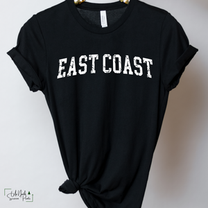 Distressed East Coast (White Ink)